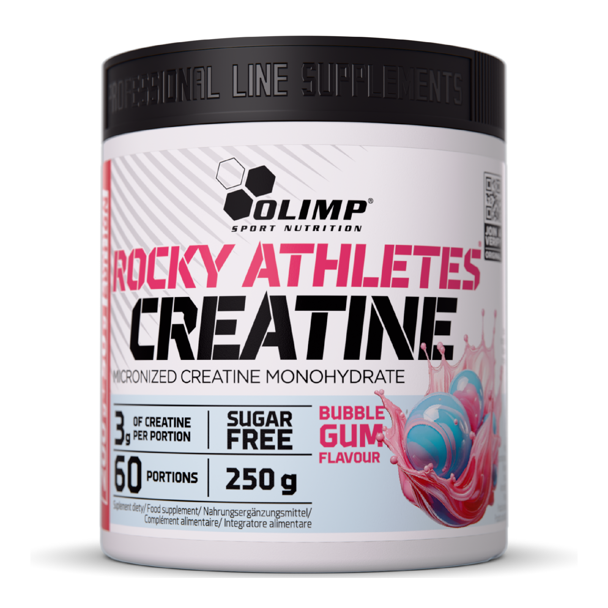 Rocky Athletes Creatine Bubble Gum - 250 g