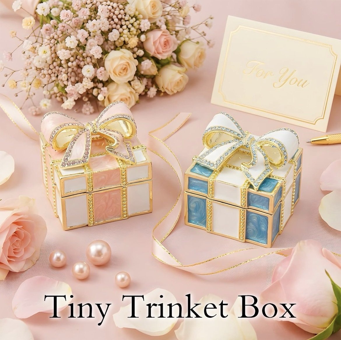 Petit Bow Trinket Box