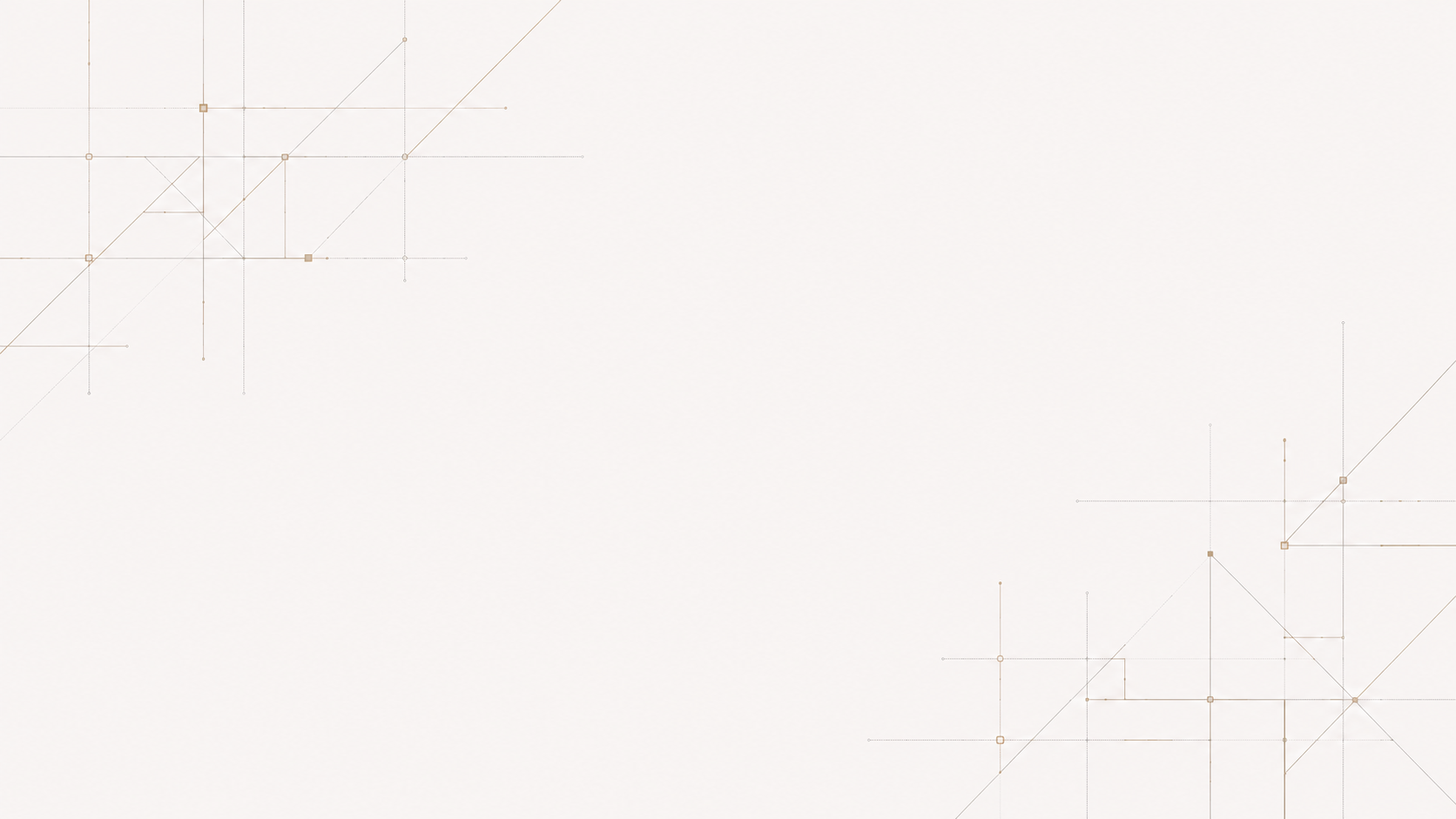 A light-colored background with a geometric pattern of thin lines, squares, and circles arranged in a modern, abstract design.