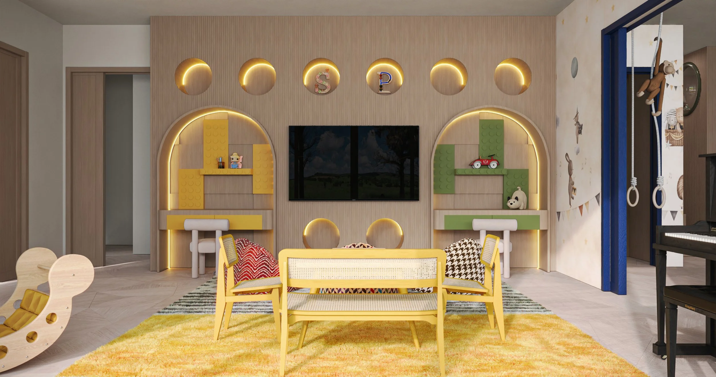 Little One's Playroom - Desk and Study