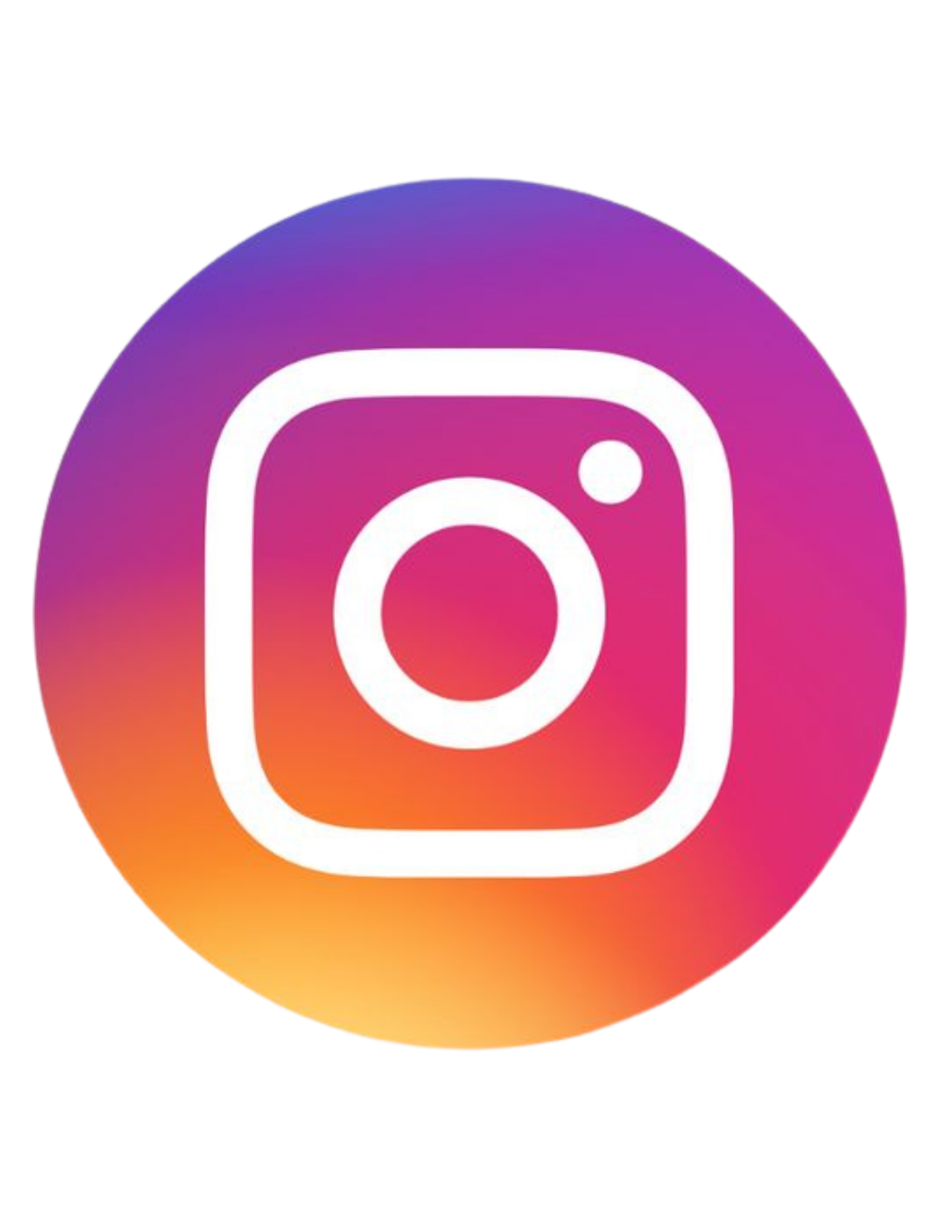 Instagram logo with a gradient background from purple to pink to orange.