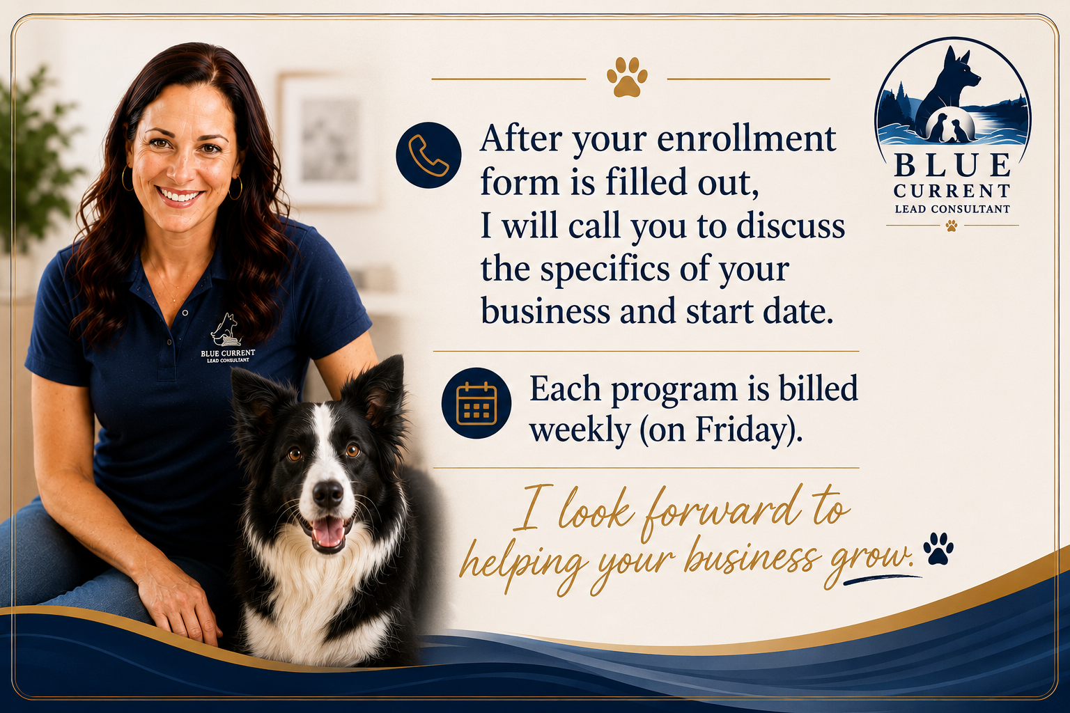 I want my dog training business to grow!