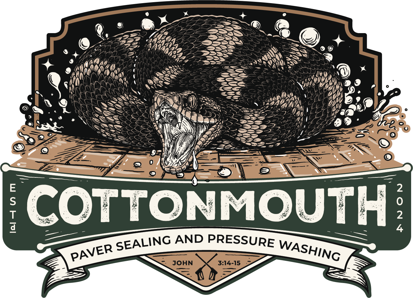 Cottonmouth Paver Sealing &amp; Pressure Washing