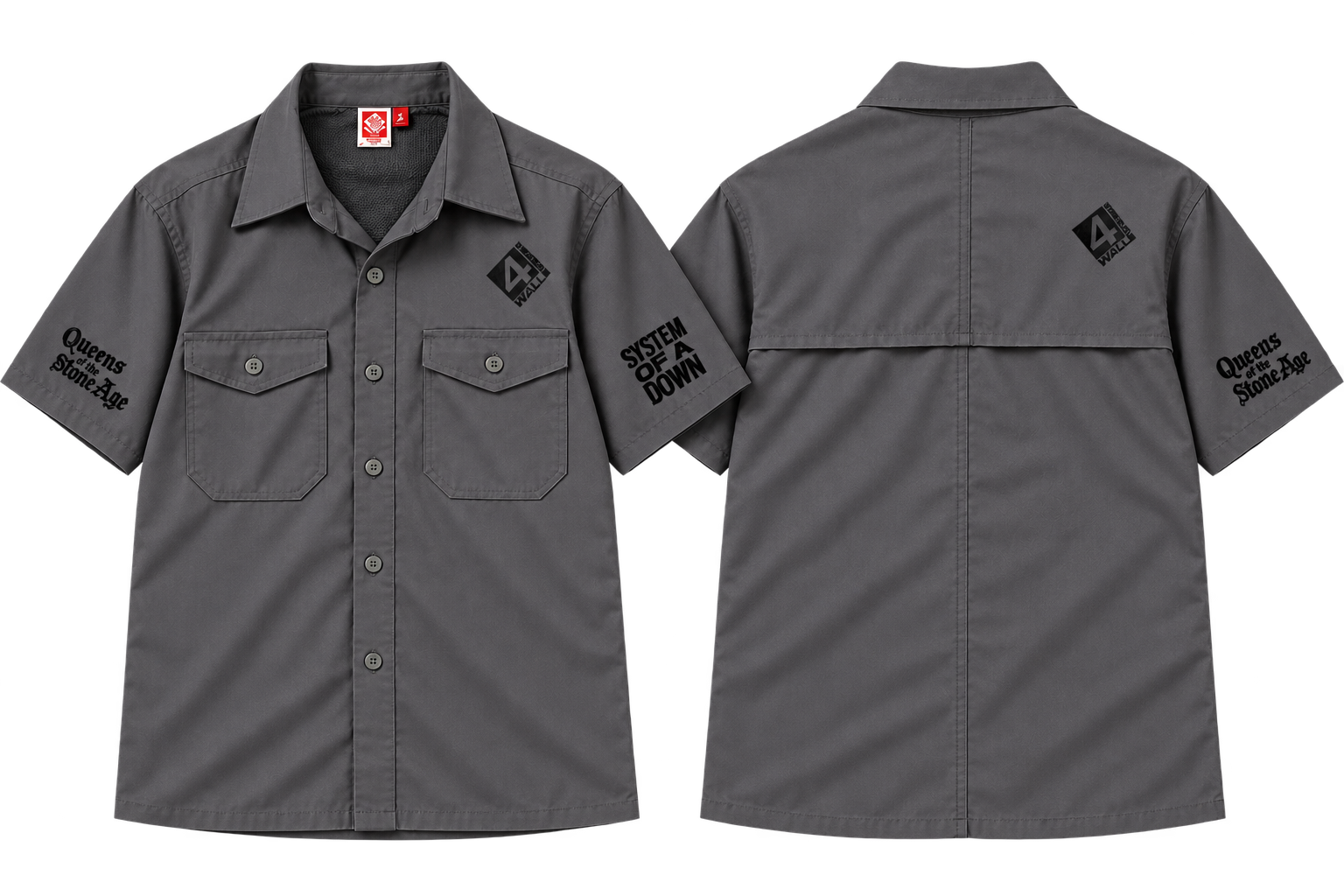 Grey SOAD Roadie Shirt
