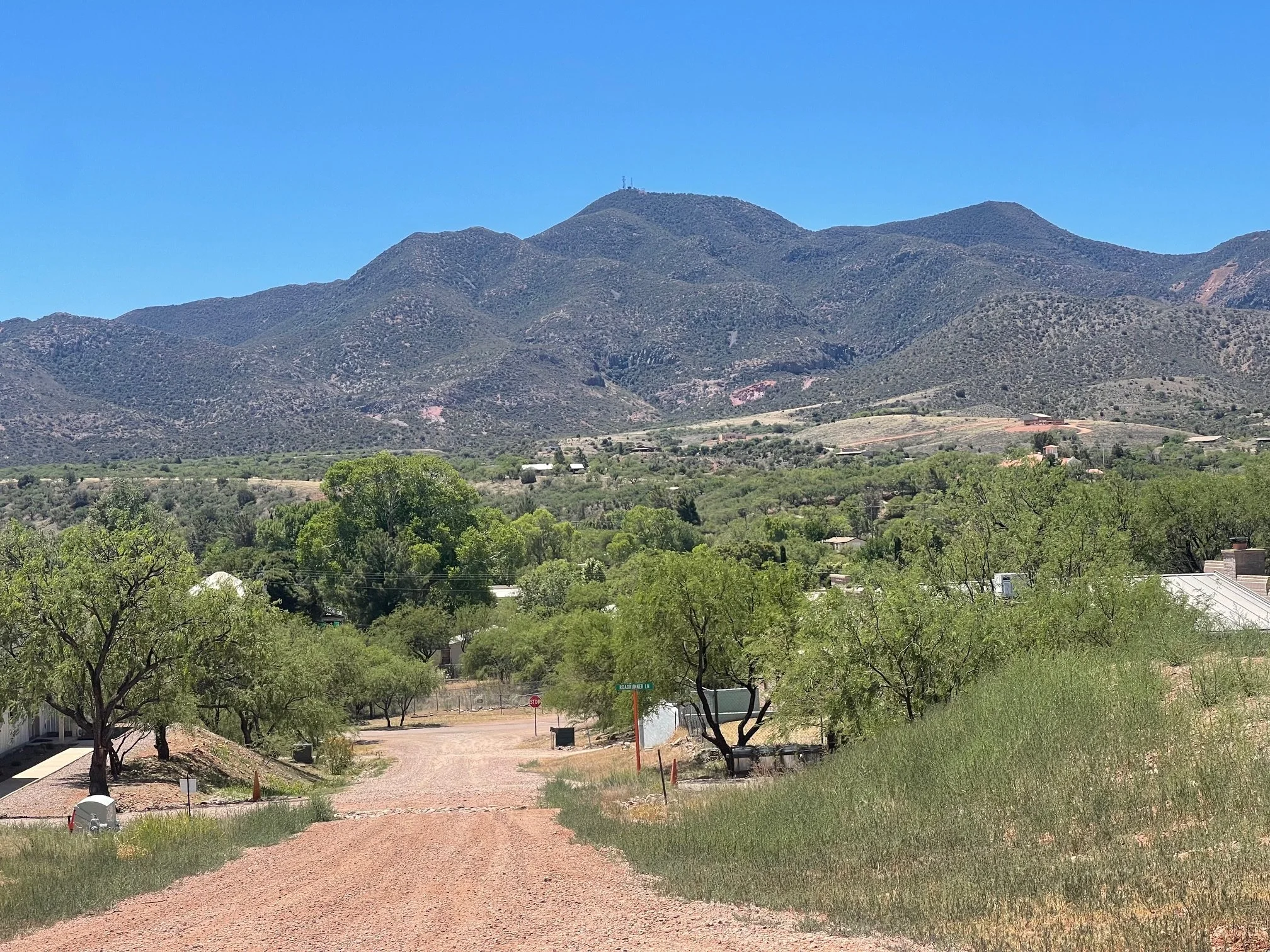 Neighborhood & Mountain Vista

Quiet Setting with Scenic Desert Backdrop
Located in a peaceful neighborhood, the property offers sweeping views of nearby mountains, open desert terrain, and lush greenery. The tranquil surroundings provide the perfect