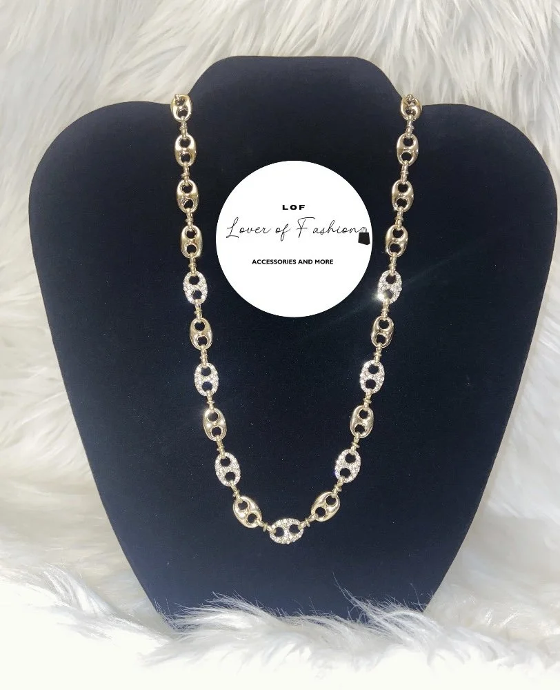 Gold-Toned Cuban Link Necklace
