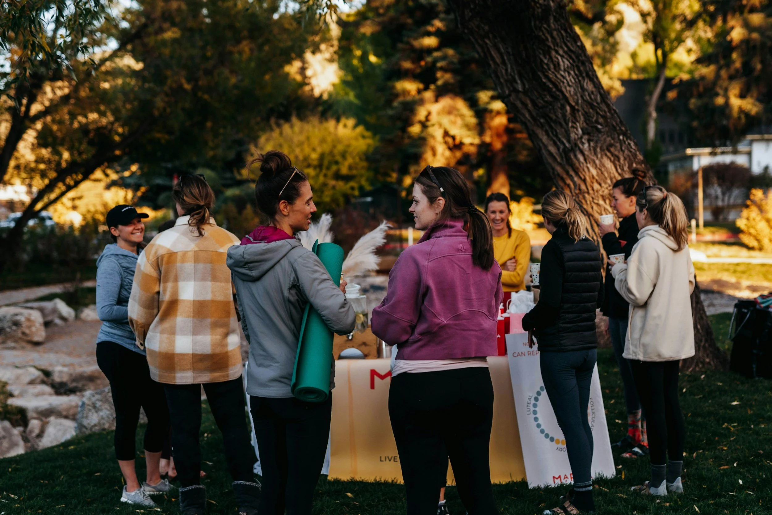 Group of women on retreat