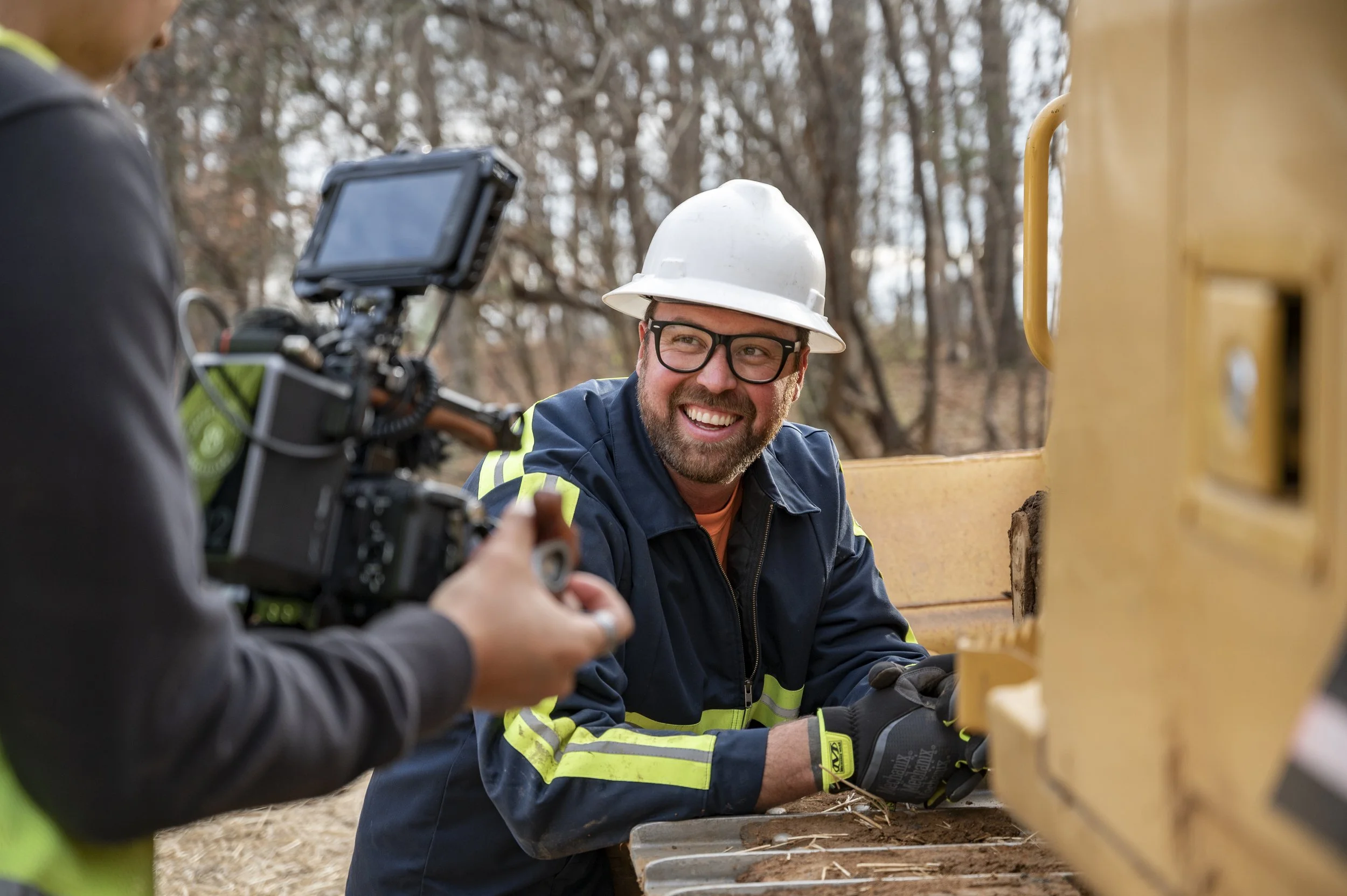 BTS of The Mr. Machine Show. Behind-the-Scenes of The Mr. Machine Show with Tay Whiteside. Construction for kids. The Mr. Machine Show with heavy machinery or equipment for kids. 