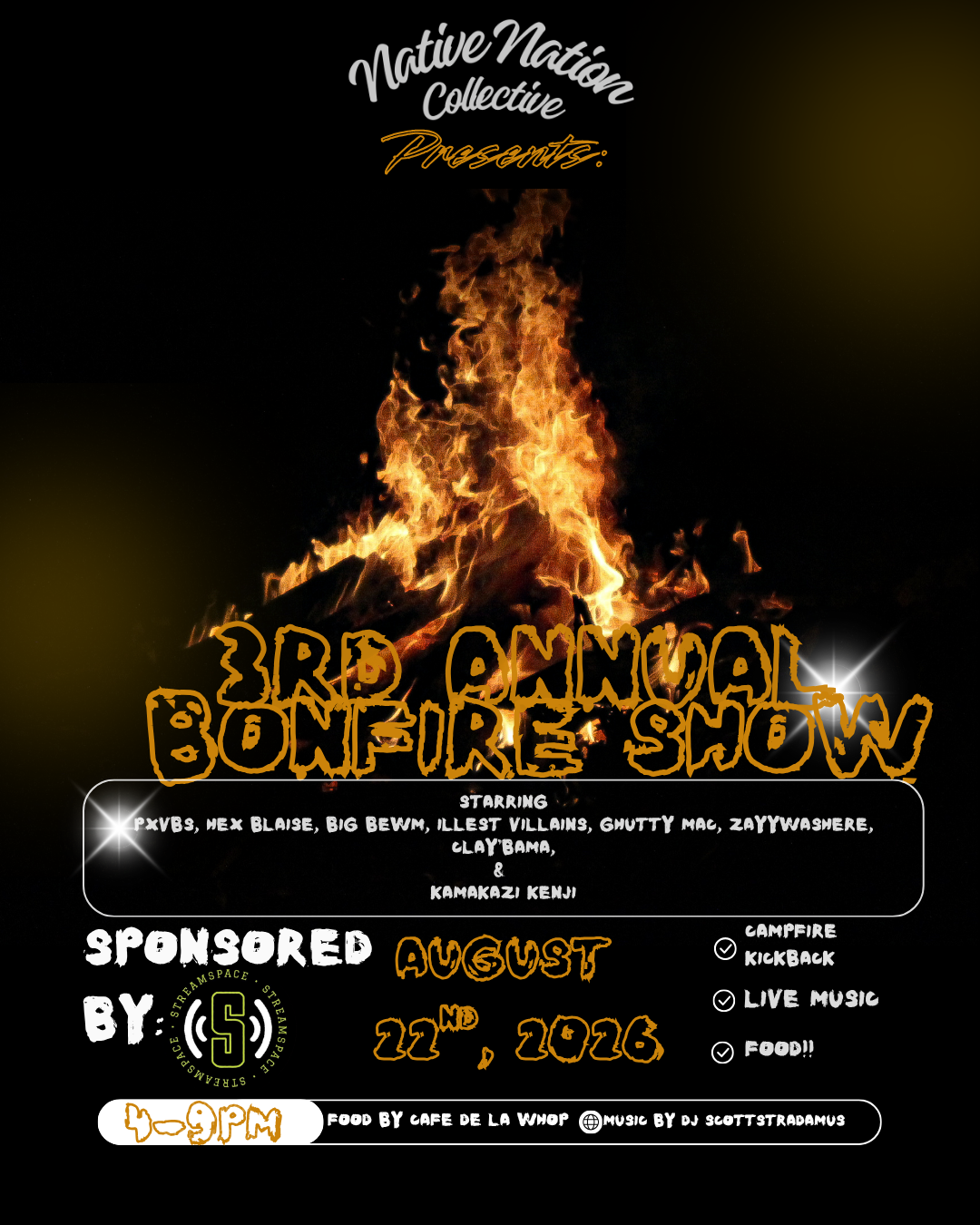 Kenji and Friends Bonfire