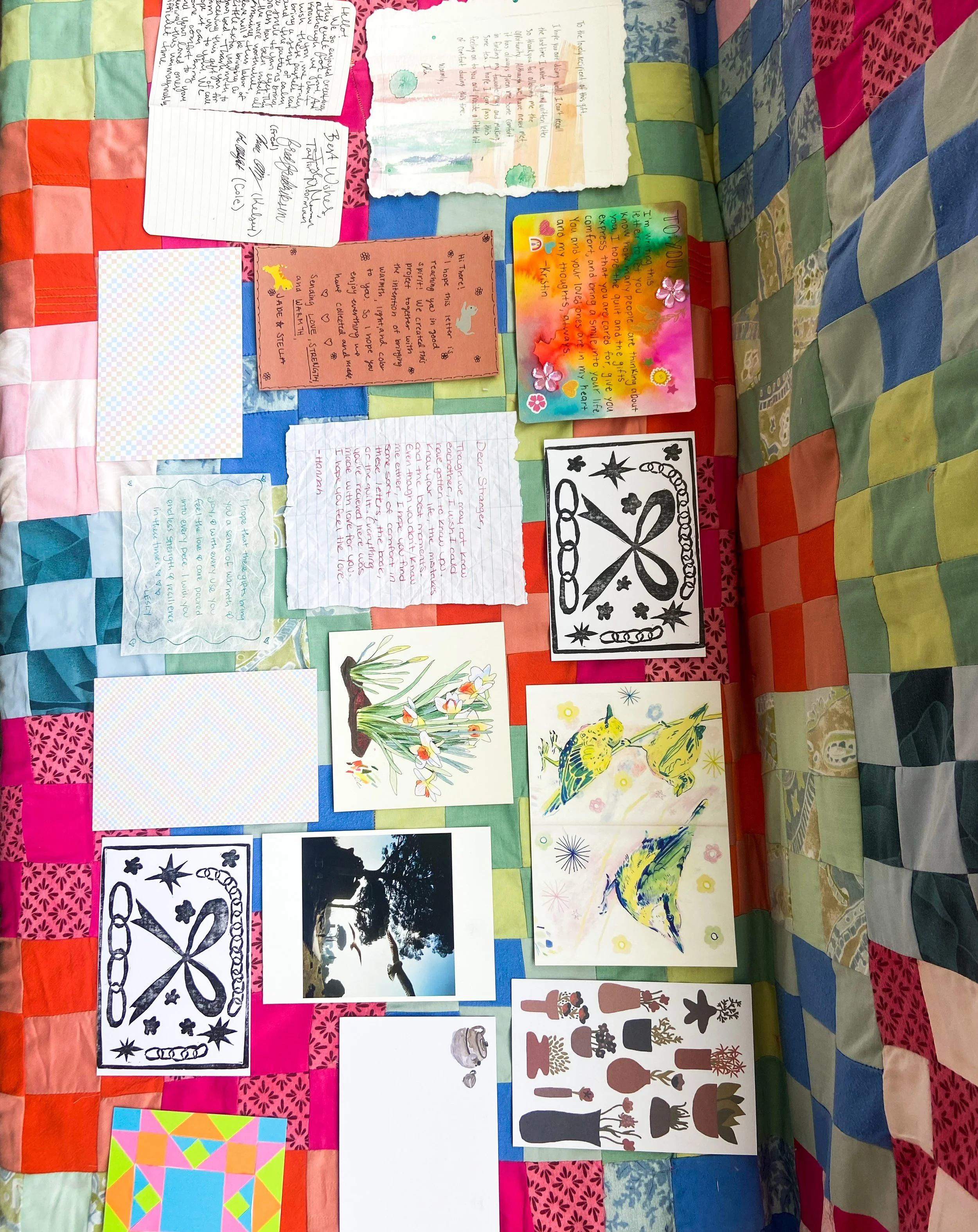 Comfort Quilt notes, 2022