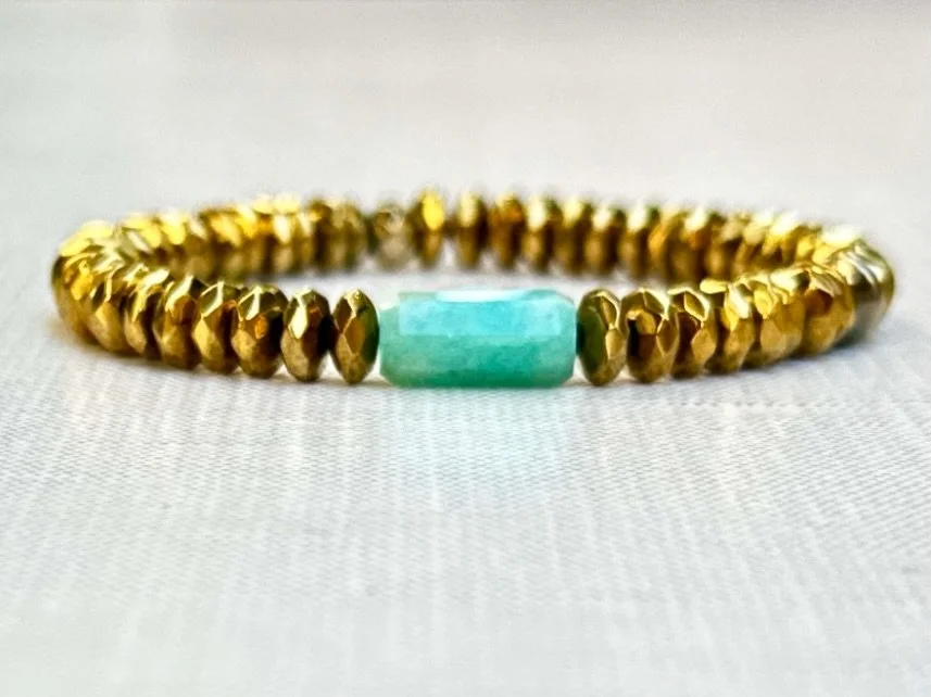 I am Celebrating the Unveiling of the OBAMA Presidential Center with Amazonite, widely celebrated as the &ldquo;Peacemaker Stone.&rdquo; It is famed for being a talisman for nurturing Hope and Light even in the darkest places 🤍 With its ability to d