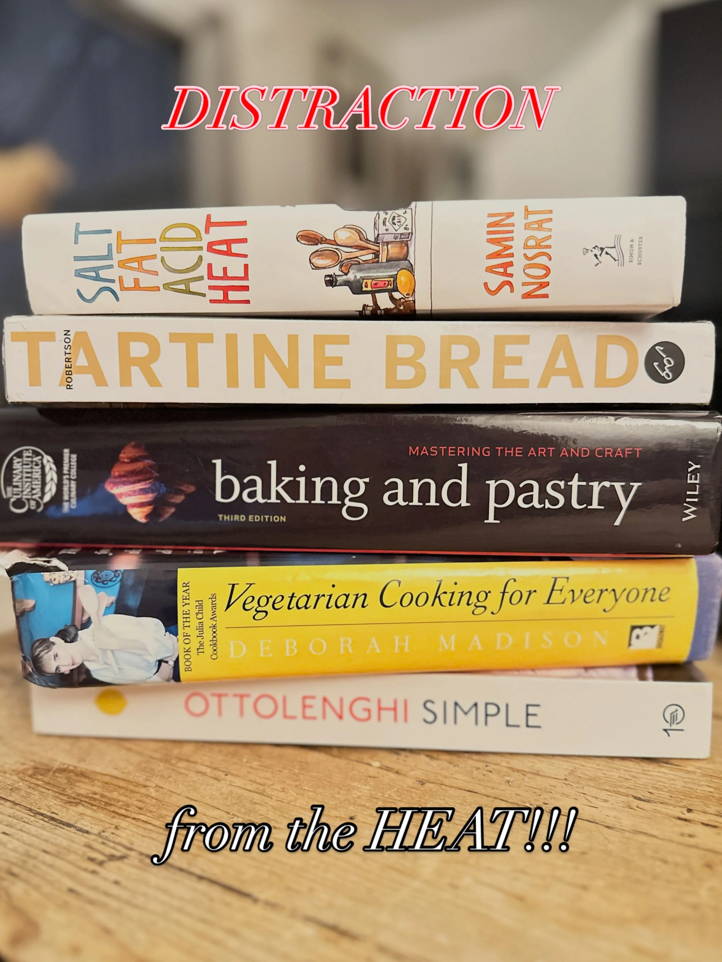 When ALL you can concentrate on is a Cookbook in this HEAT, I&rsquo;ve got mine by my side. While one cannot cook &hellip; we can merely dream about it! #cookbook #cookbookcollector #cookbookstagram #cookbookaddict #cookbooklove
