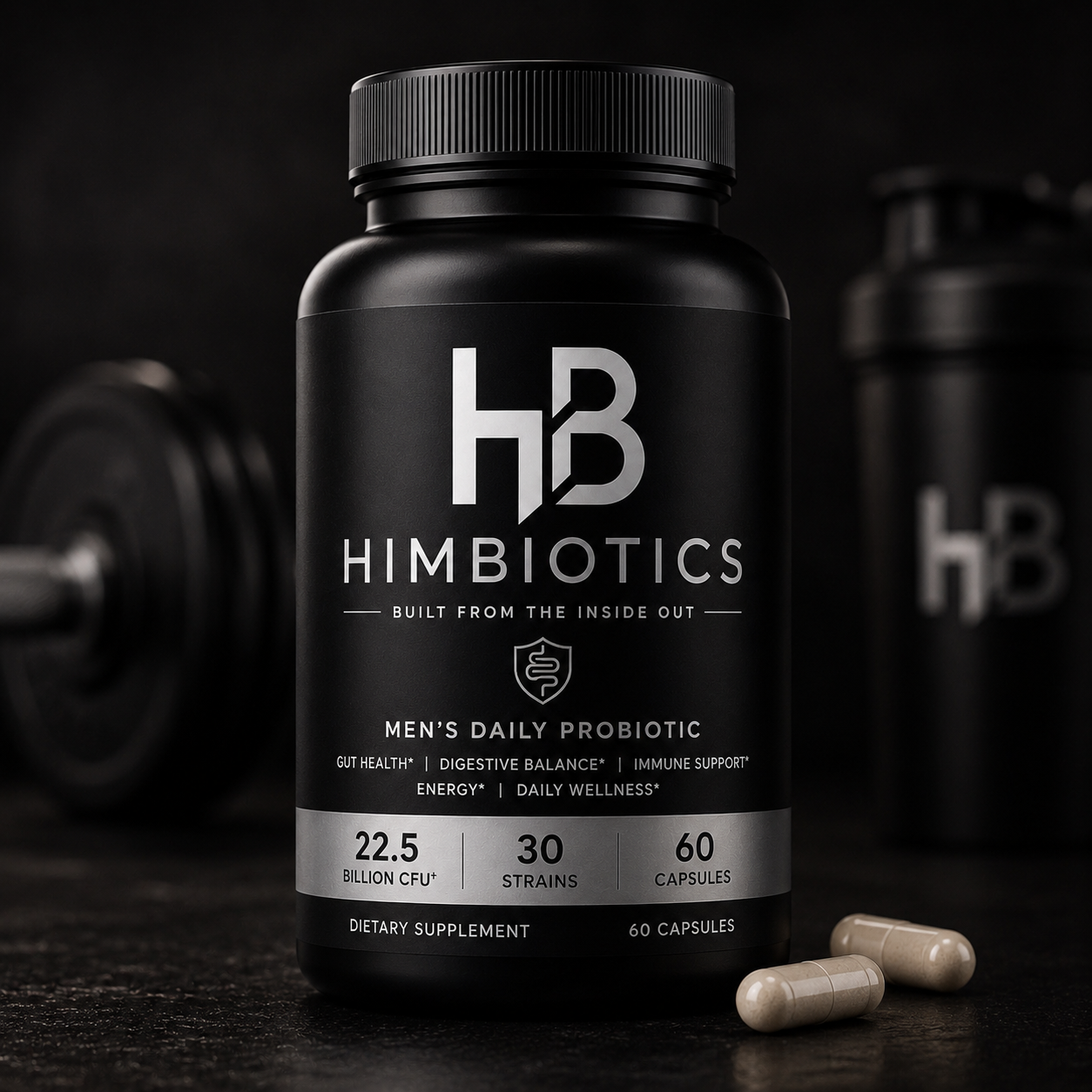 HIMBIOTICS Men's Daily Probiotic