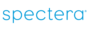 Spectera logo in blue text on a white background.