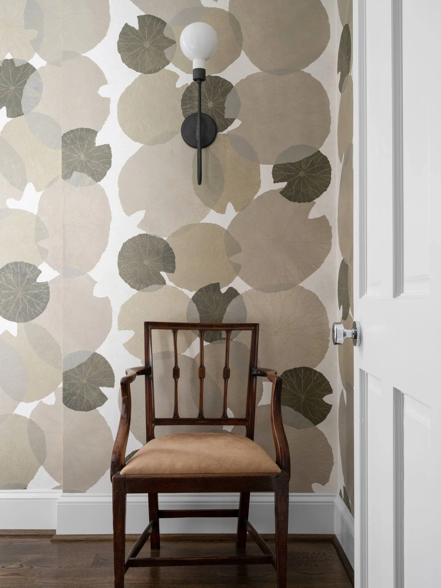 Peachtree-Battle-powder-room-lily-pad-wallpaper-antique-chair-sconce-detail.jpg