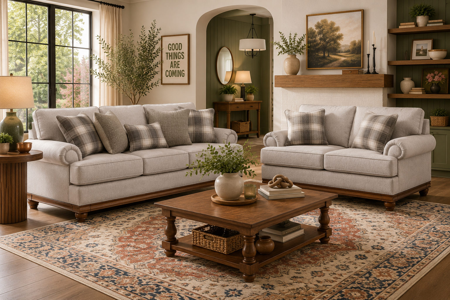 Clover Sofa & Loveseat Collection - Special Order