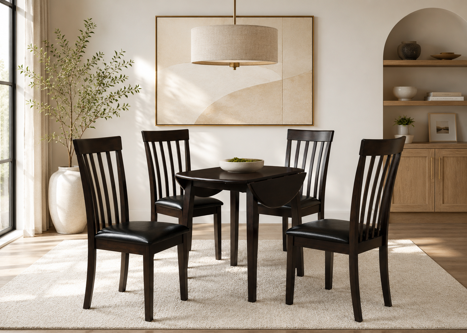 Hearthside Round Drop Leaf Dining Set - Special Order