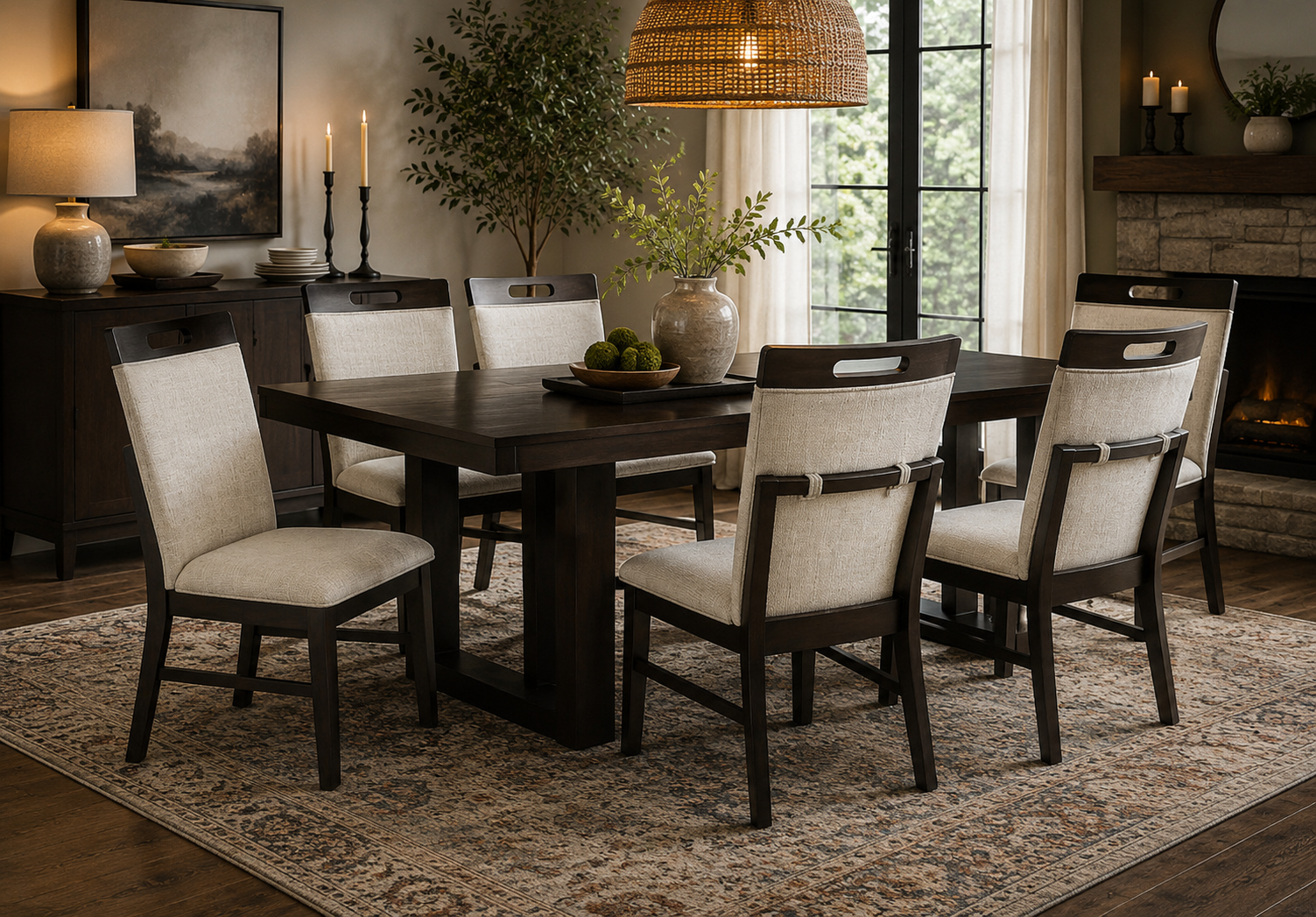 Neimen Butterfly Leaf Dining Set - Special Order