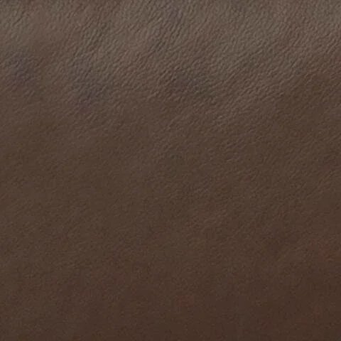 Close-up of the Charleston sofa collection showcasing the top-grain leather texture, nailhead detailing, and quality craftsmanship.