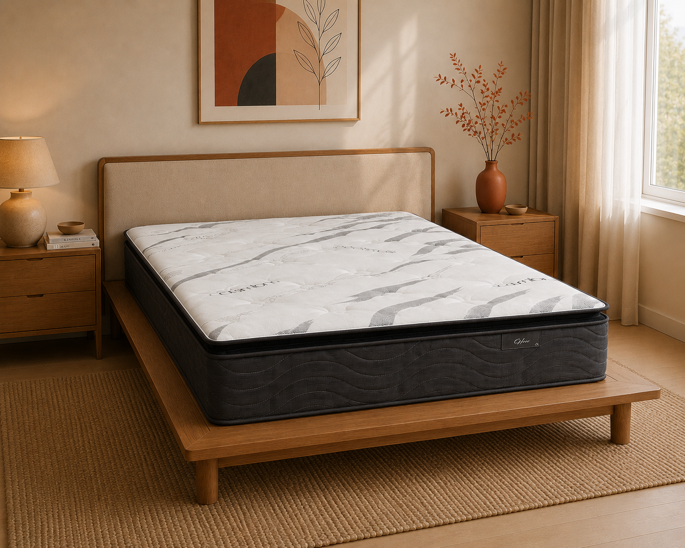olden Ray pillow top mattress featuring reinforced edge support and durable coil system