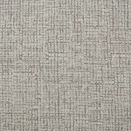 Close-up of the Edgewater sofa collection showcasing the textured polyester fabric, plush cushions, accent pillows, and quality craftsmanship.