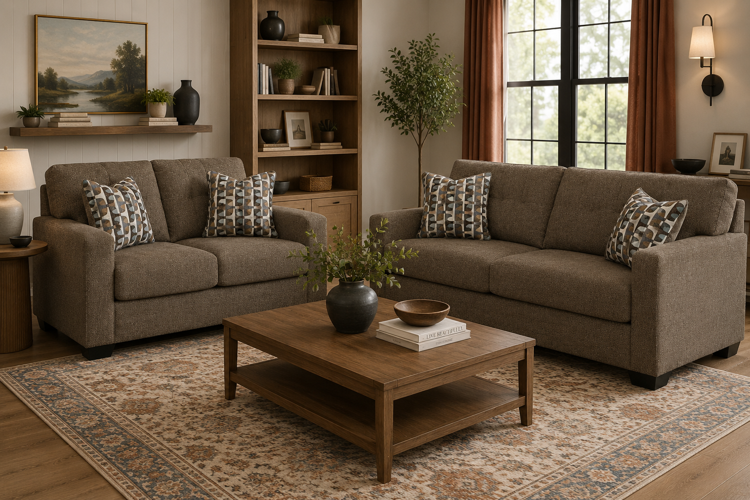 Monroe Sofa & Loveseat Collection