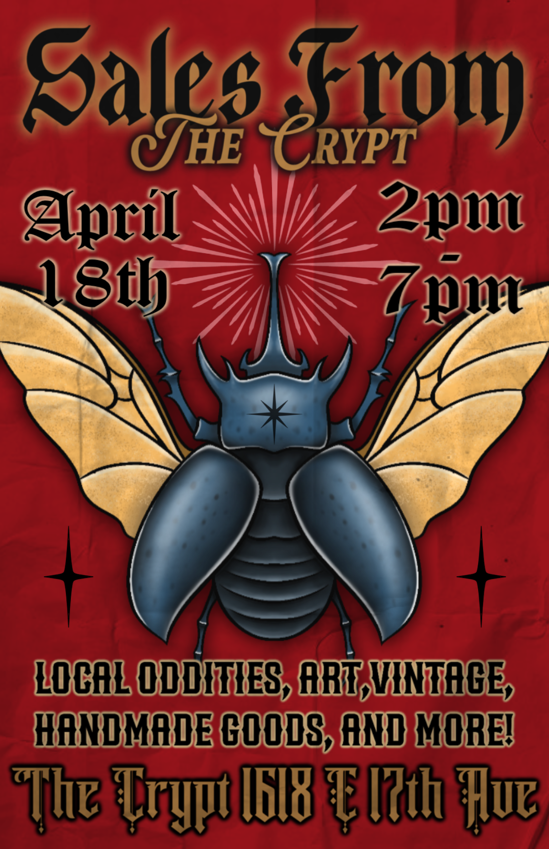 Sales from the Crypt April 2026