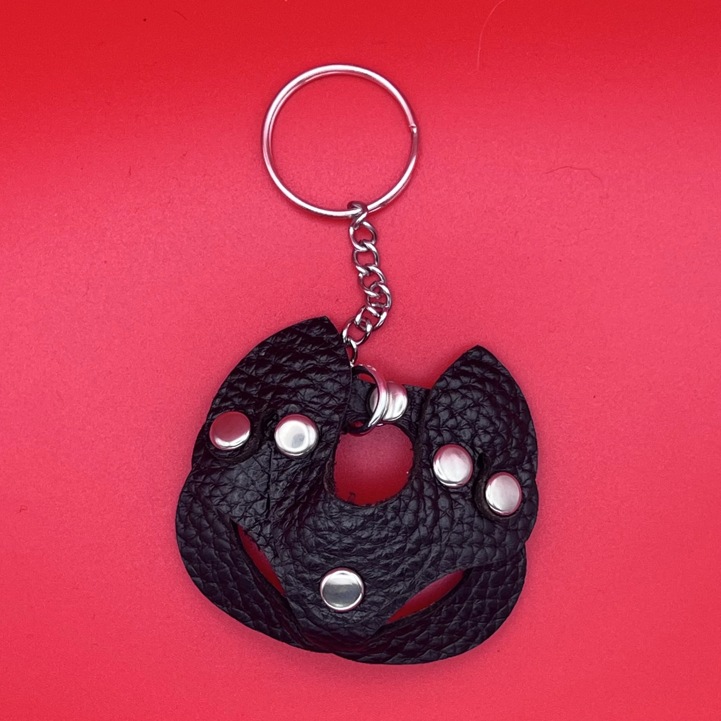 Bunny or Kitty Bondage Mask Keychain