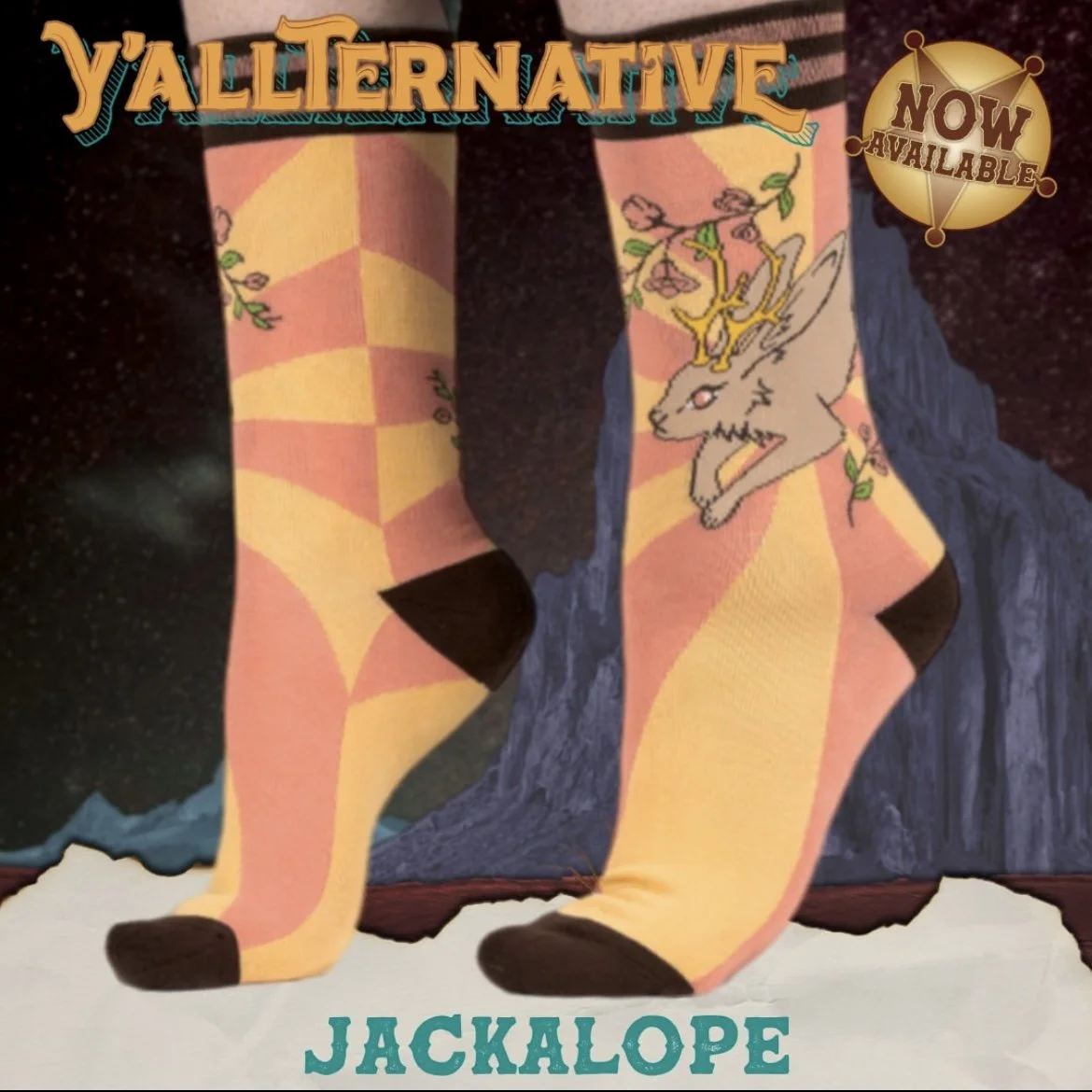 Foot Clothes socks Jackalope 