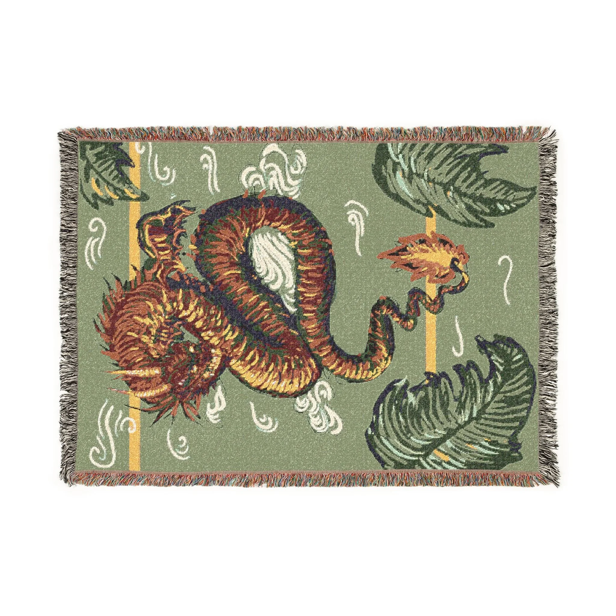 Woven Dragon Blanket: PHOTO