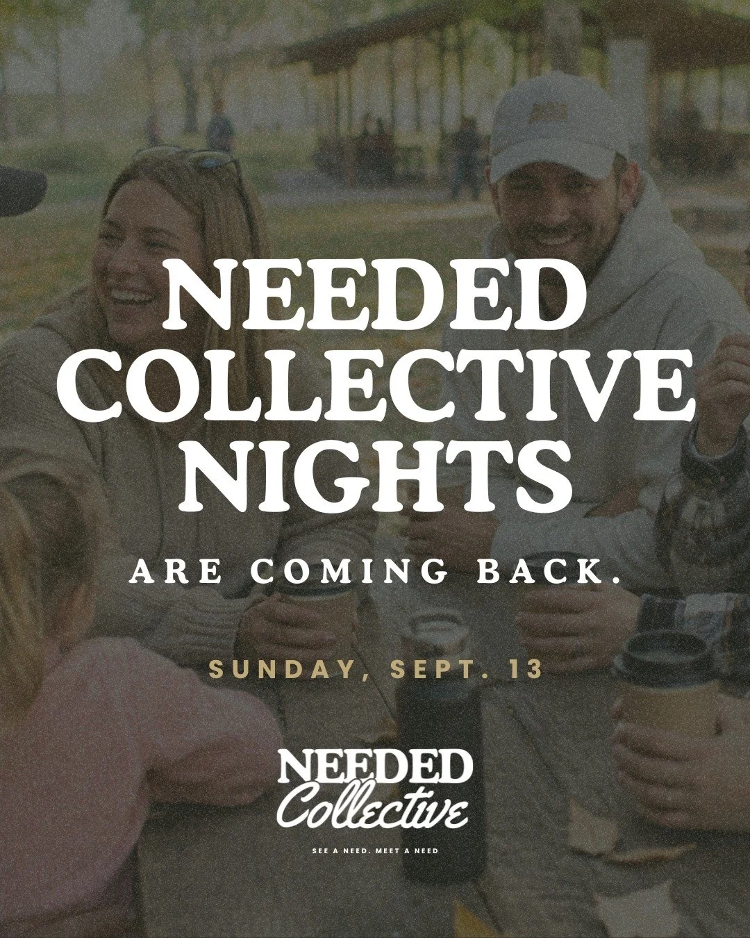 It's been a minute since our last Needed Collective Night.

Between the heat, everyone traveling, and school starting back up, we took a little breather. But we haven't stopped thinking about you, or about hanging out again.

Here's what's true. We'r