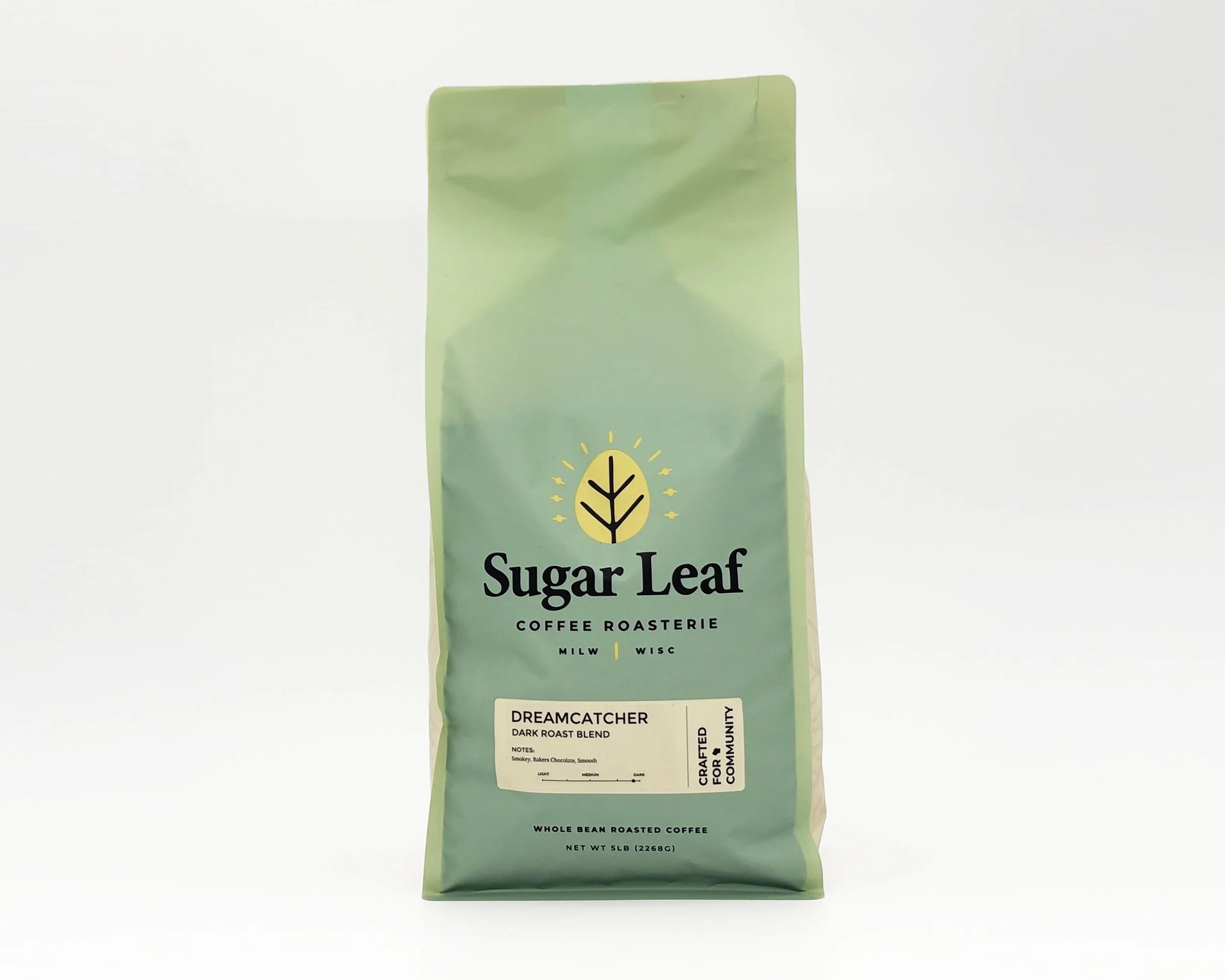 Large bag of Sugar Leaf Dreamcatcher coffee