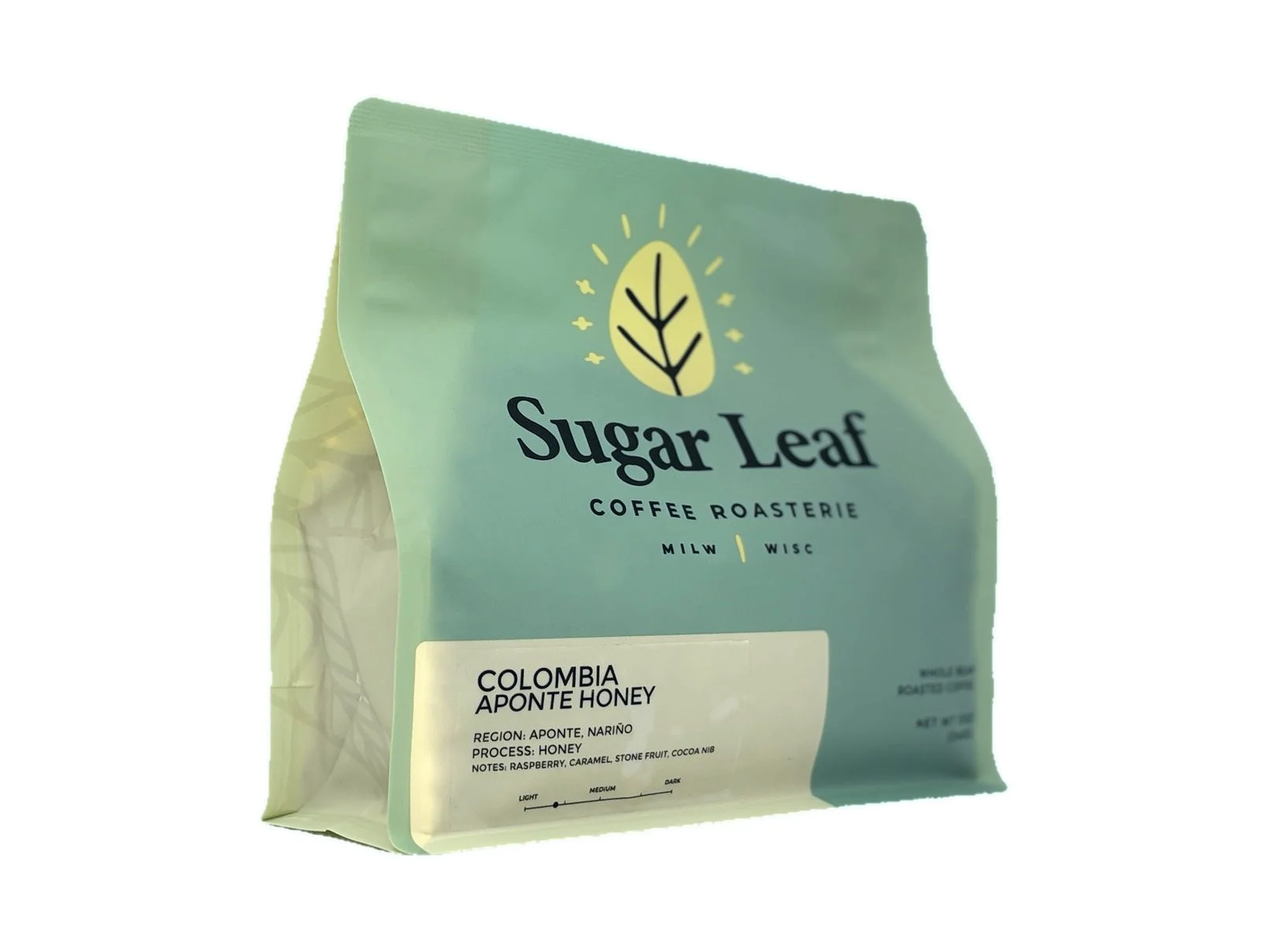SugarLeaf-ColombiaAponteHoney12oz-angle.jpg