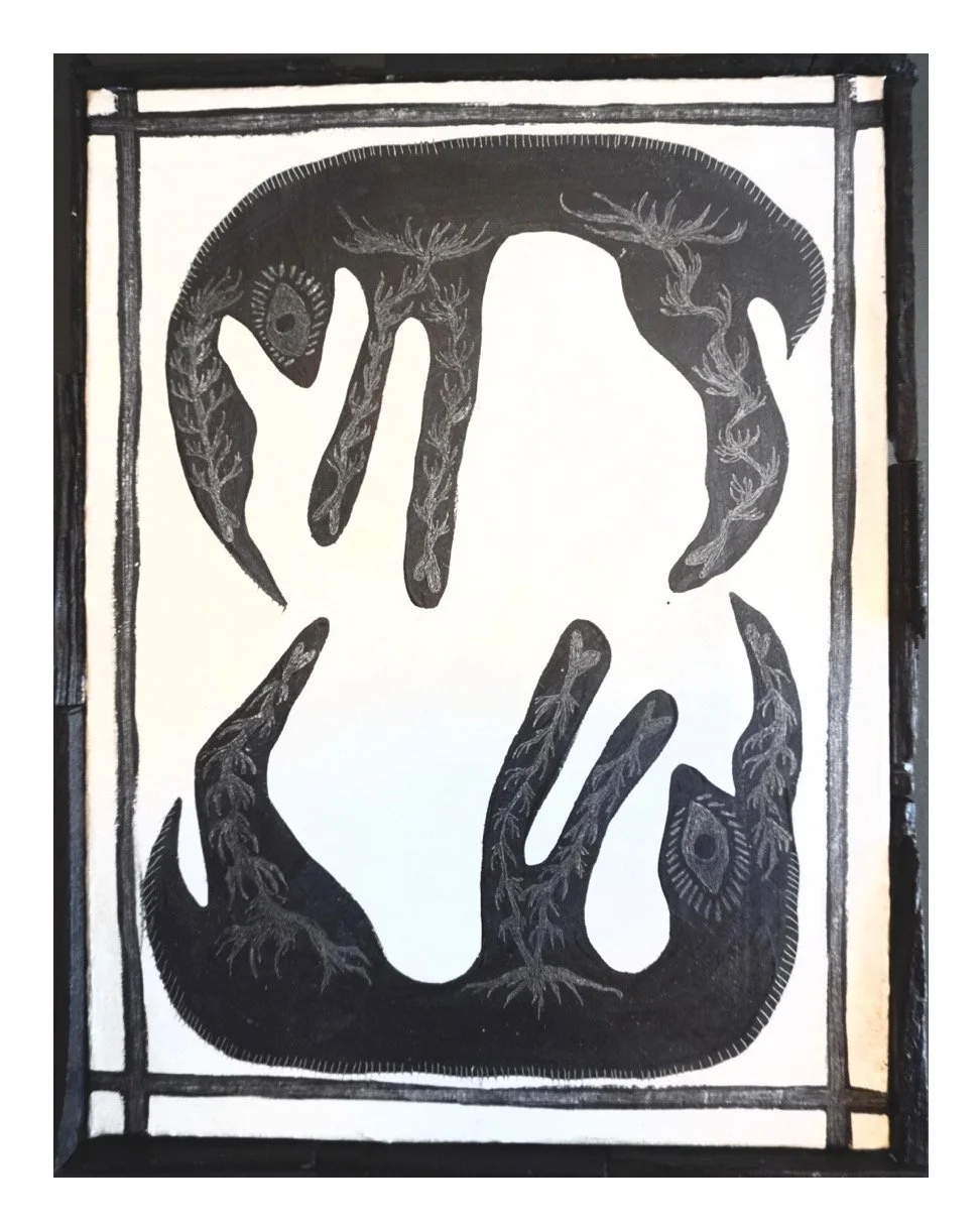 Hares with Roots - SOLD