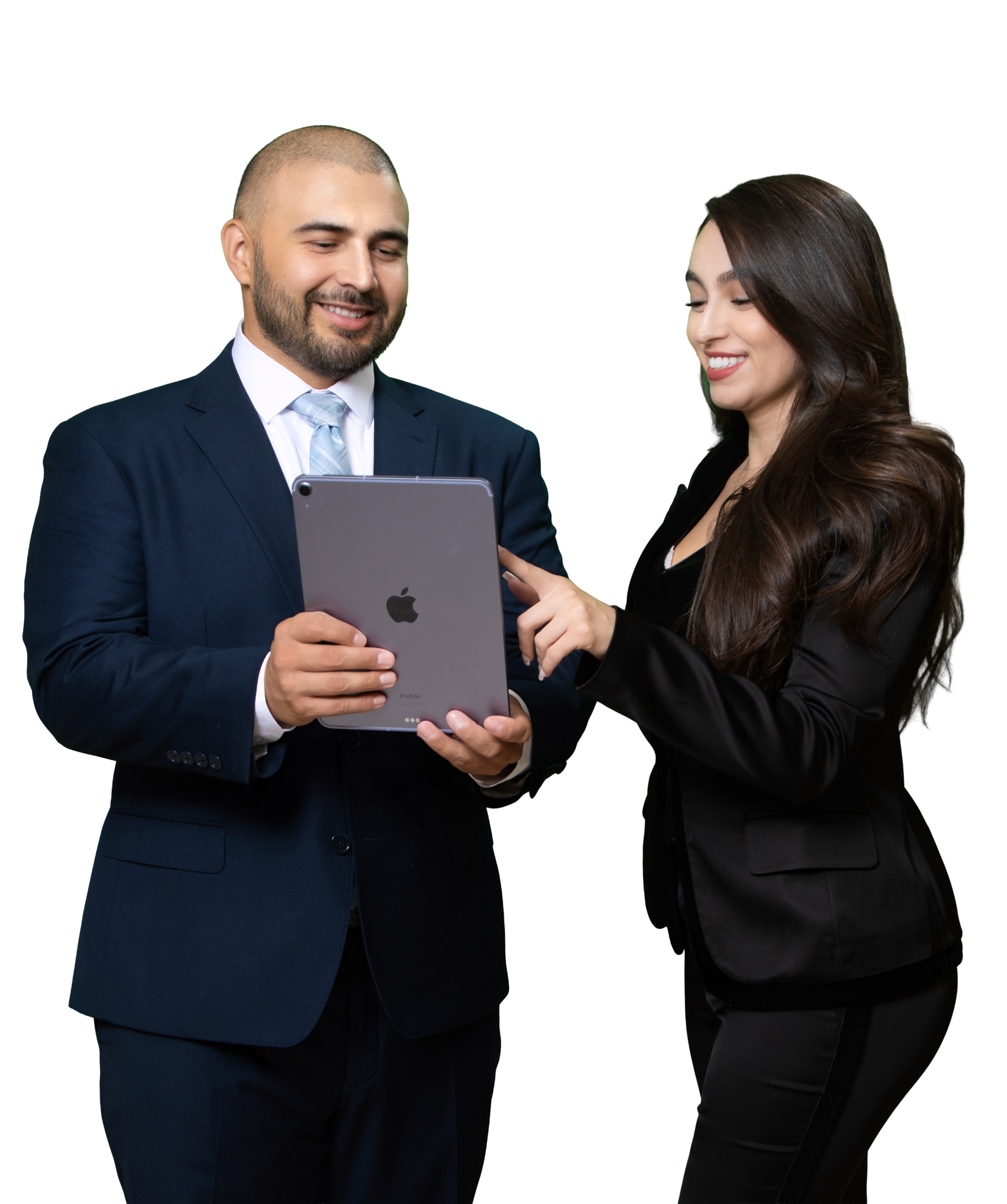 Joseph and Alexziz Rose Villaescusa guiding clients through their next move