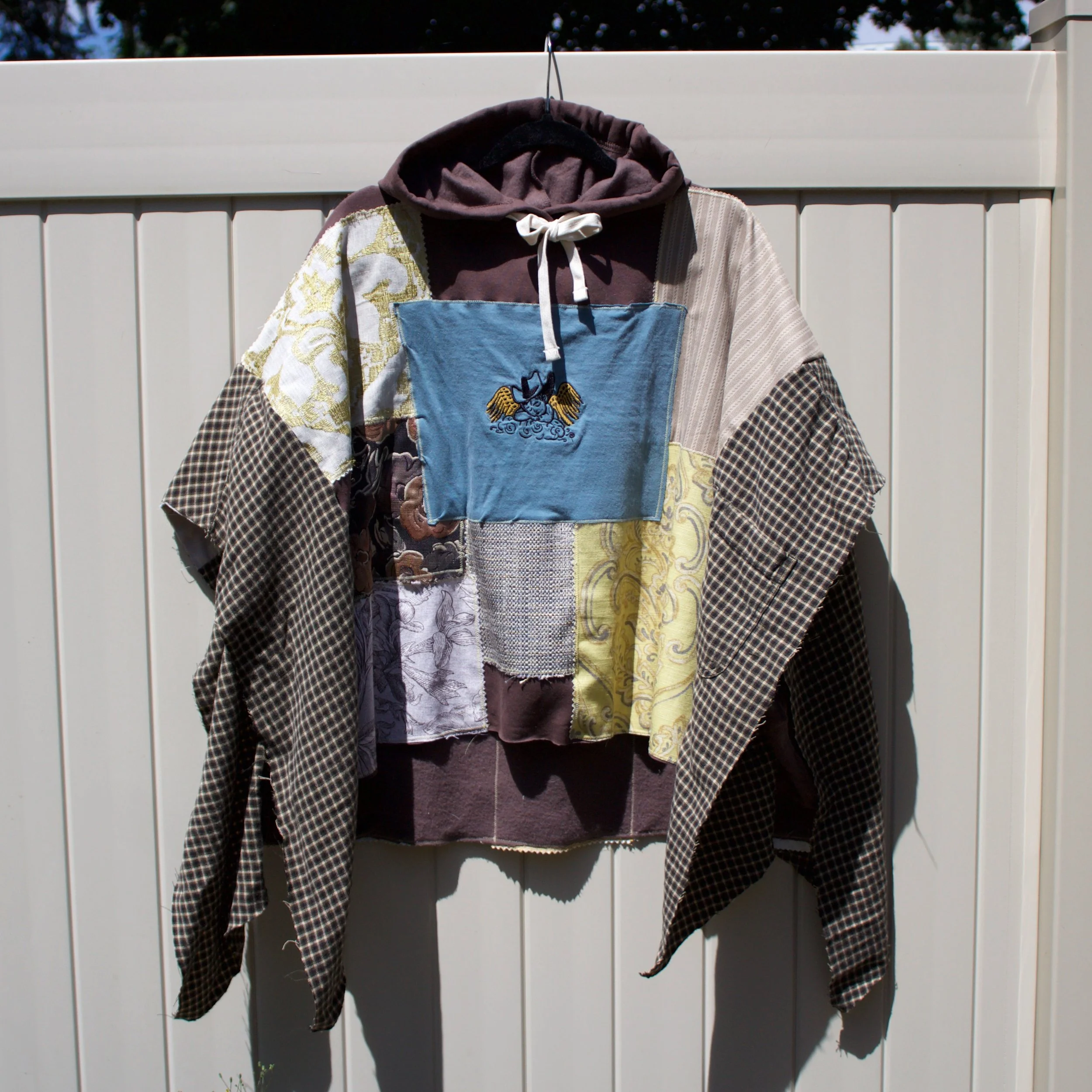 Boho Grunge Upcycled Poncho