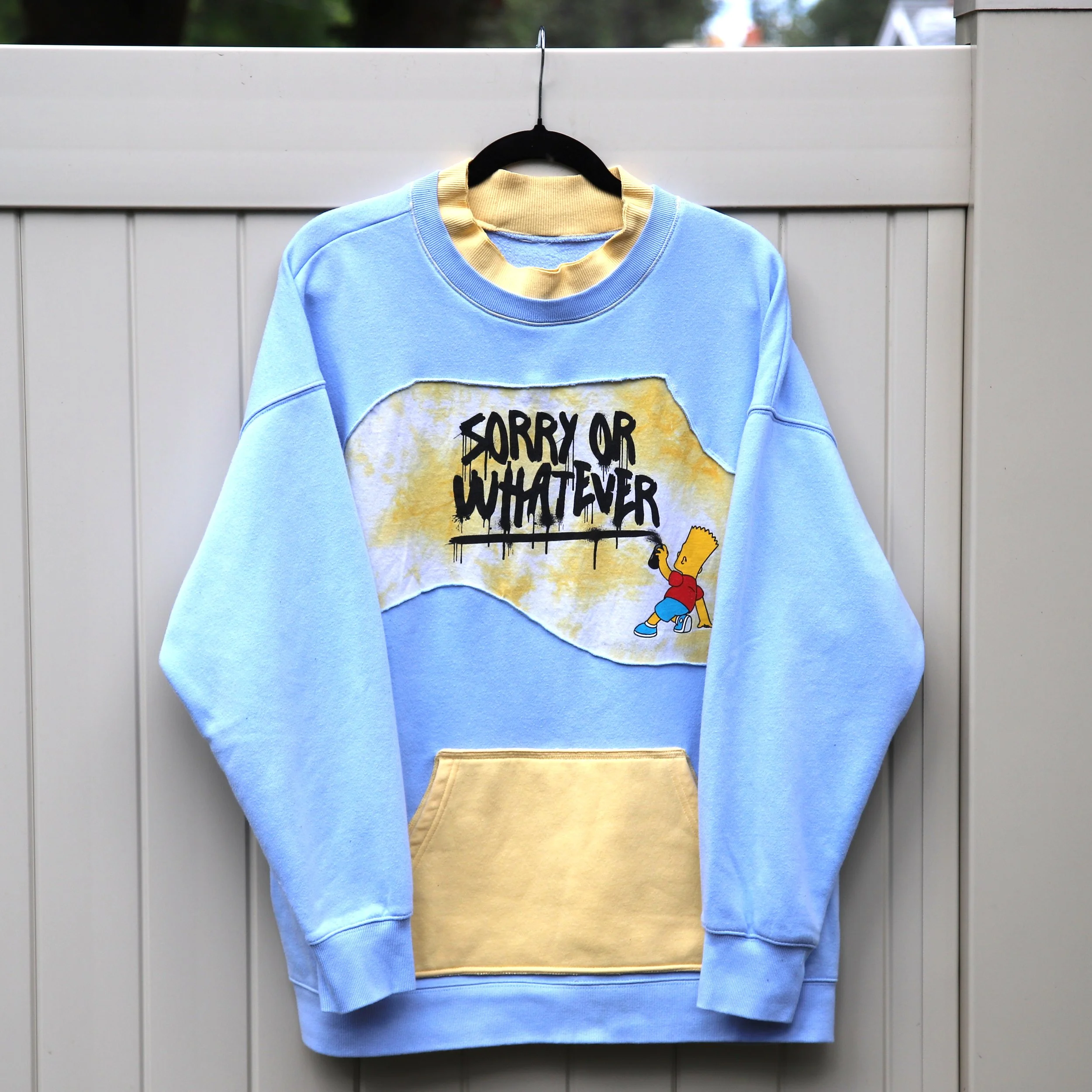 Bart Simpson Upcycled Sweater