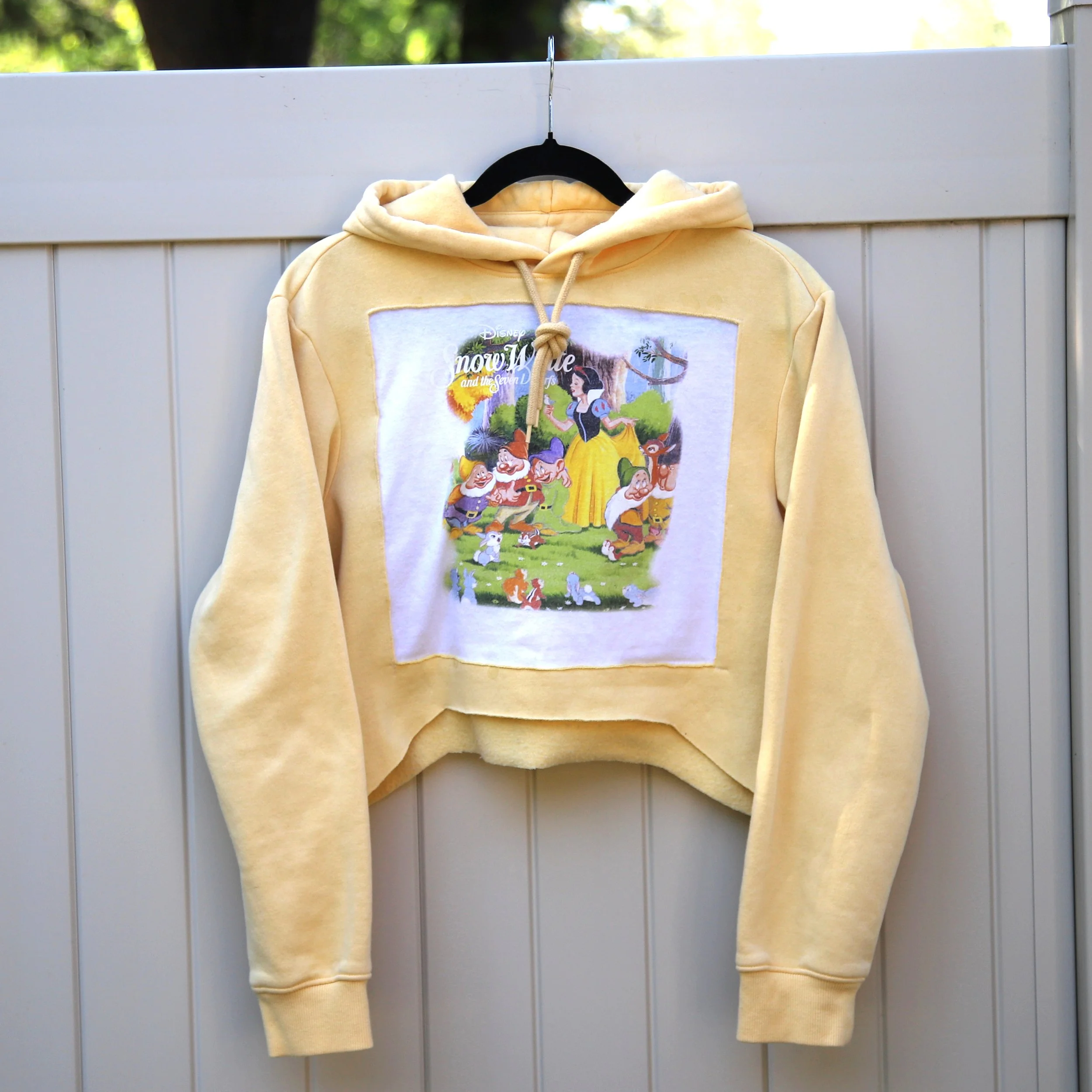 Snow White Upcycled Hoodie