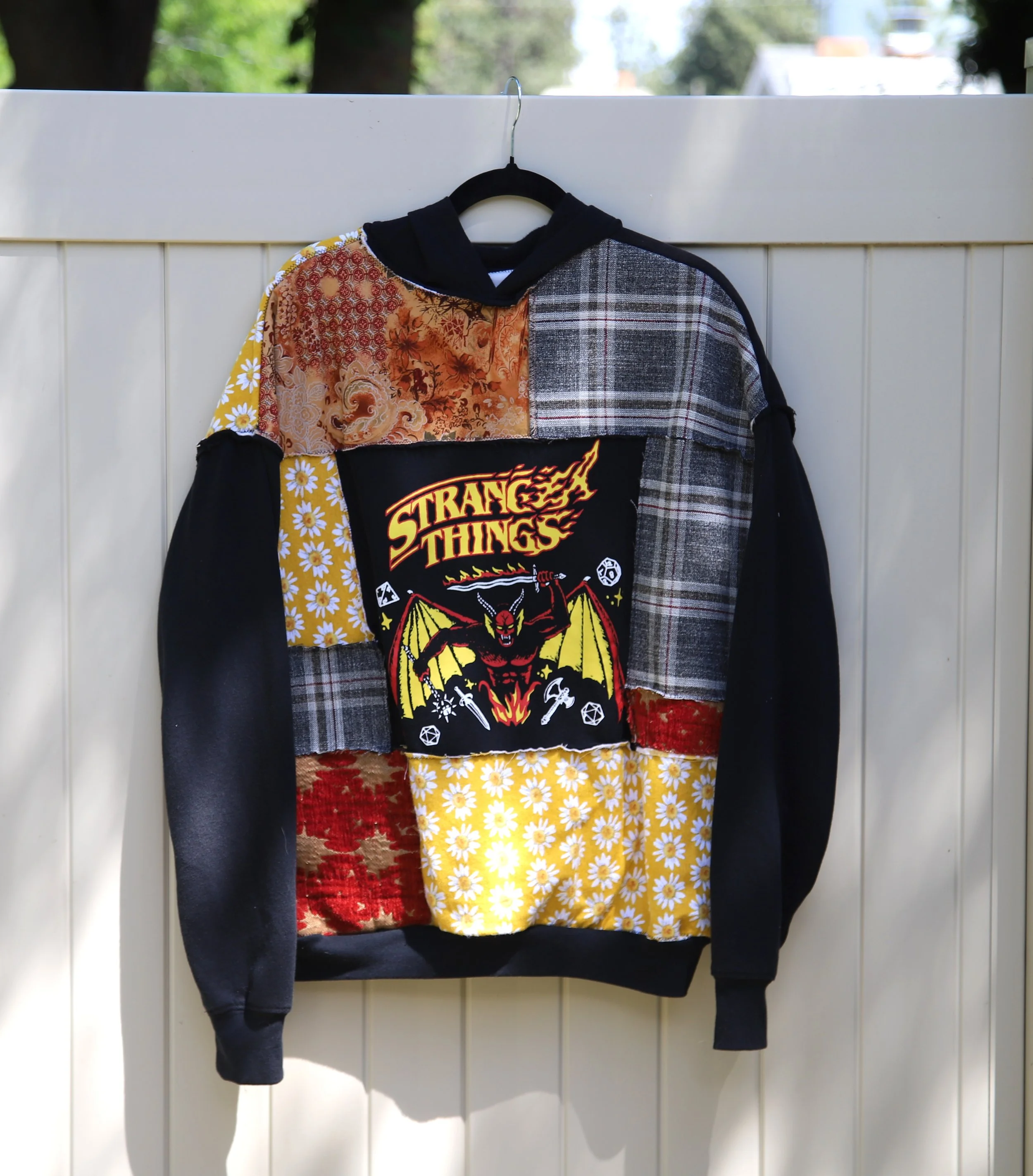 Stranger Things Patchwork Hoodie