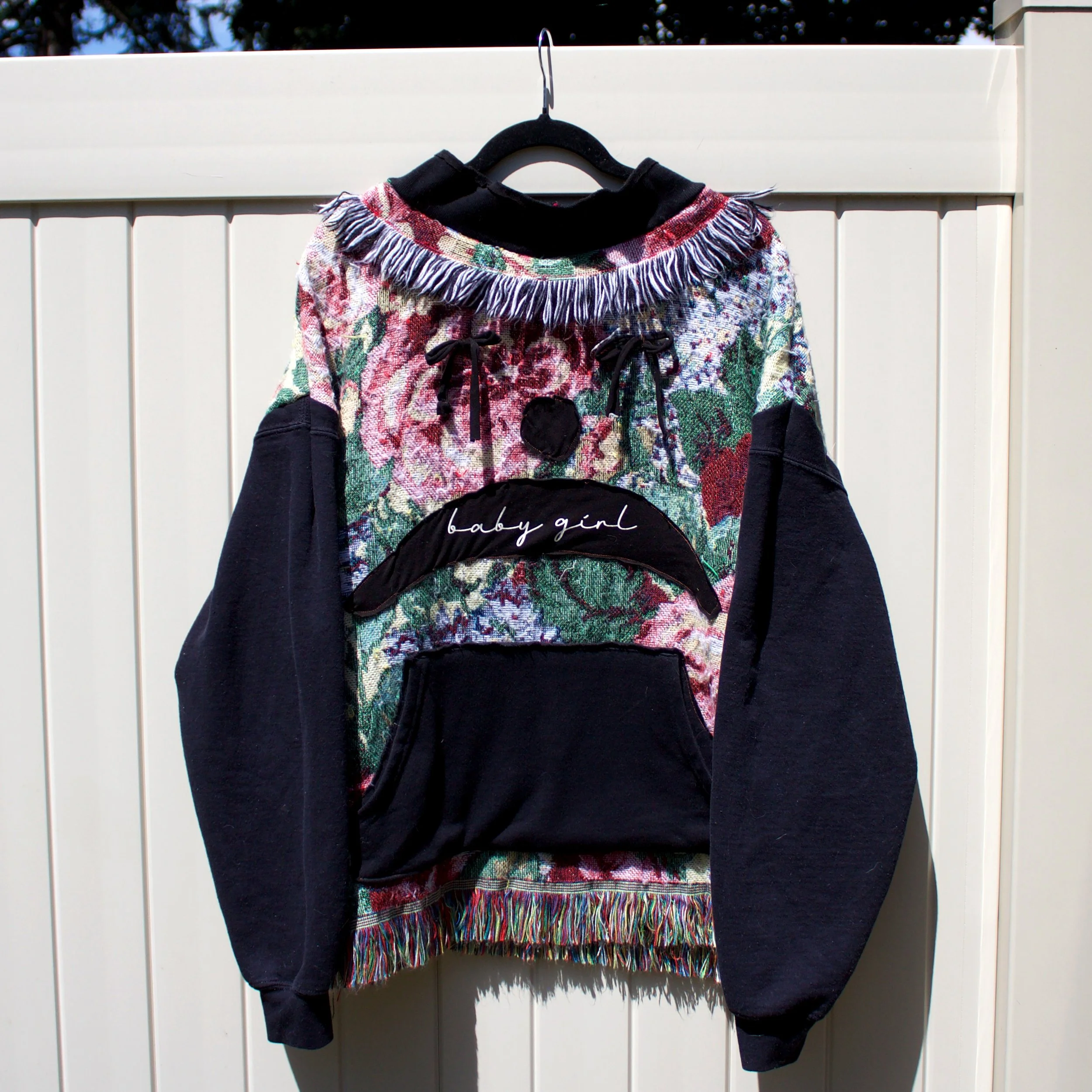 Cute Clown Upcycled Sweater
