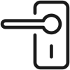 A black and white icon of a USB flash drive.