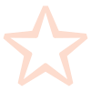 A pink outline of a star on a white background.