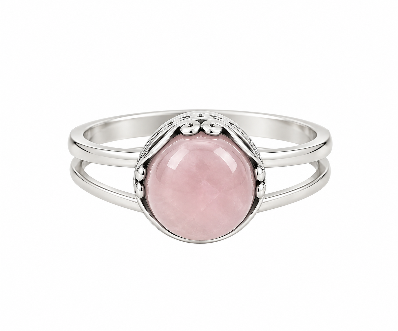 Blush Rose Quartz Ring