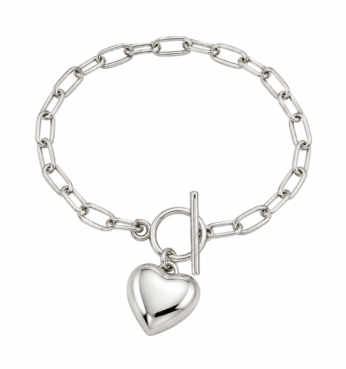 Heart Toggle Bracelet