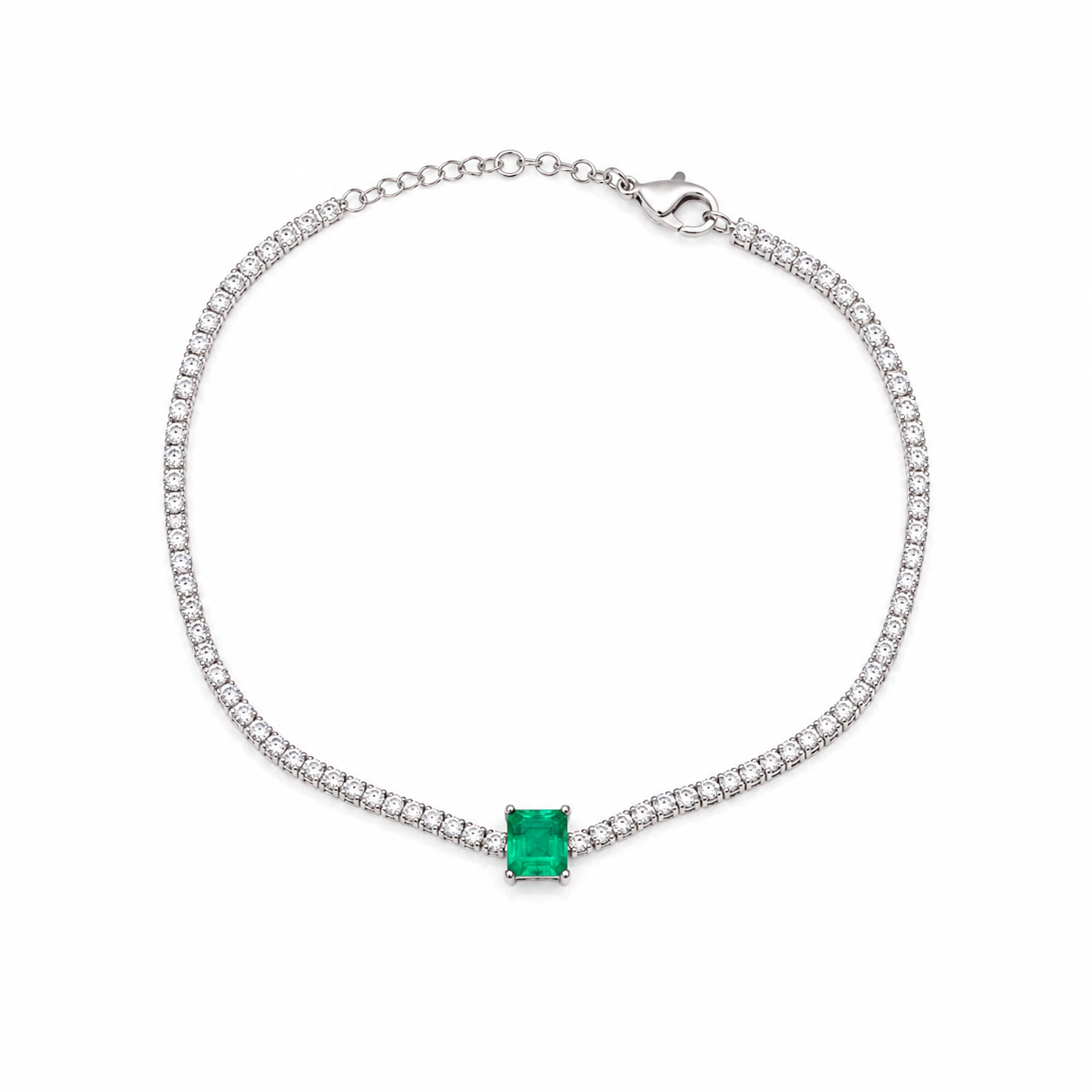 Paraíba Turmaline Tennis Bracelet