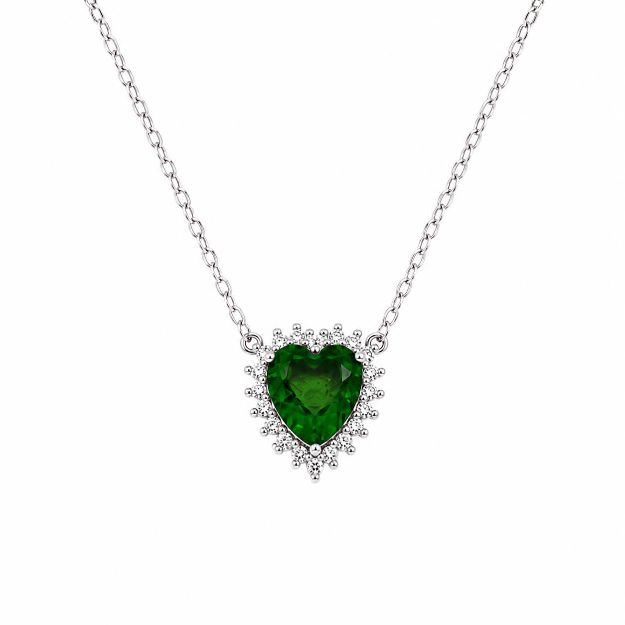 Paraíba tourmaline  Heart Necklace