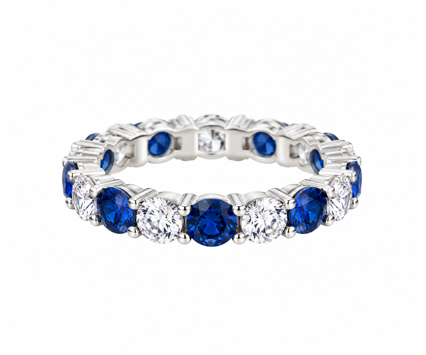 Midnight Blue Eternity Ring