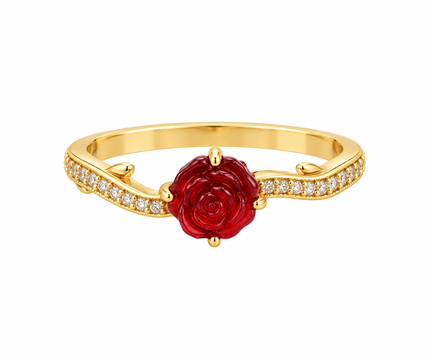 Scarlet Rose Ring