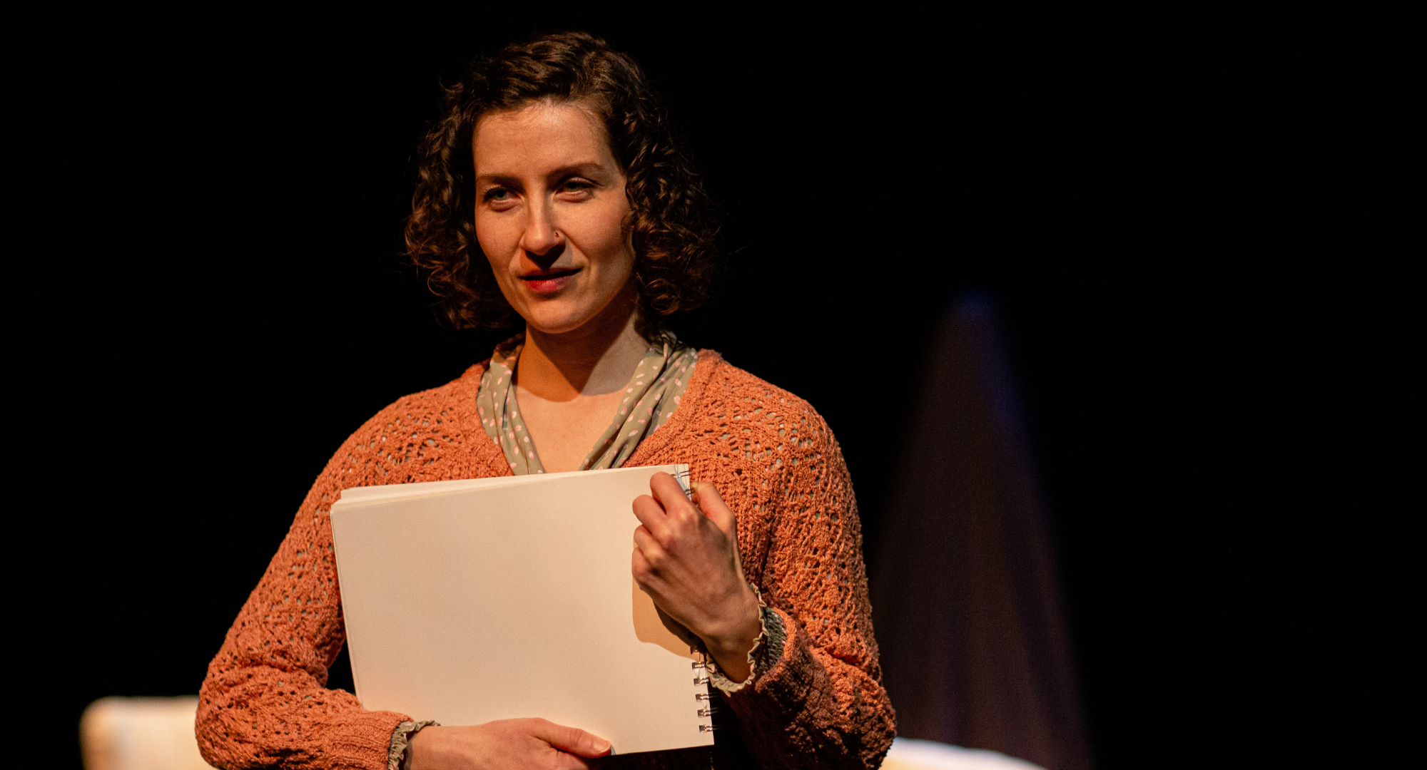 Gina Stevensen in Vermont Stage’s production of “The Thin Place.”