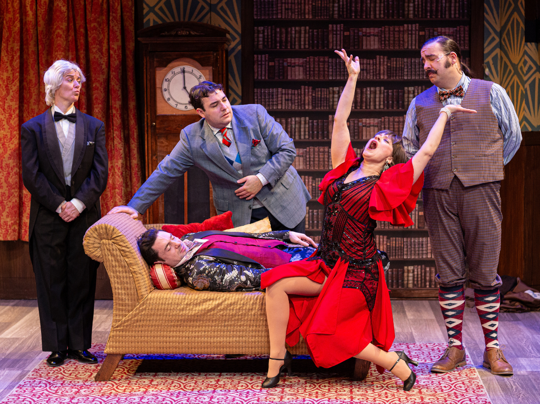 image of set of the play that goes wrong